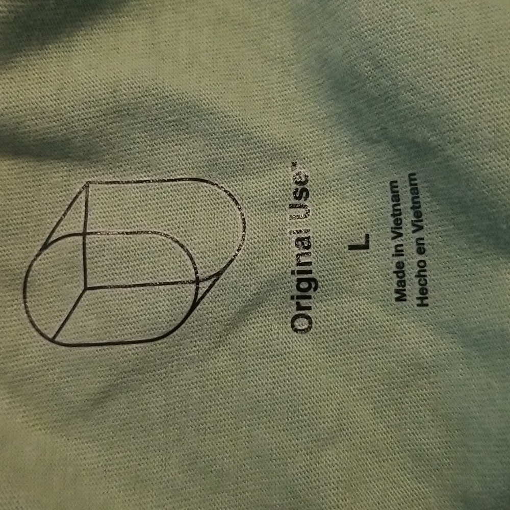 Original use men's short sleeveT-Shirt Color Charming Green Large - Picture 6 of 6